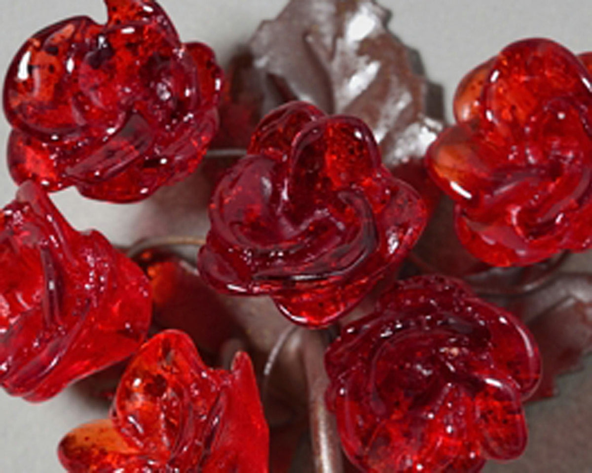 Red Rose Resin Flower Wall Hook: Decorative Key, Coat & Towel Hanger