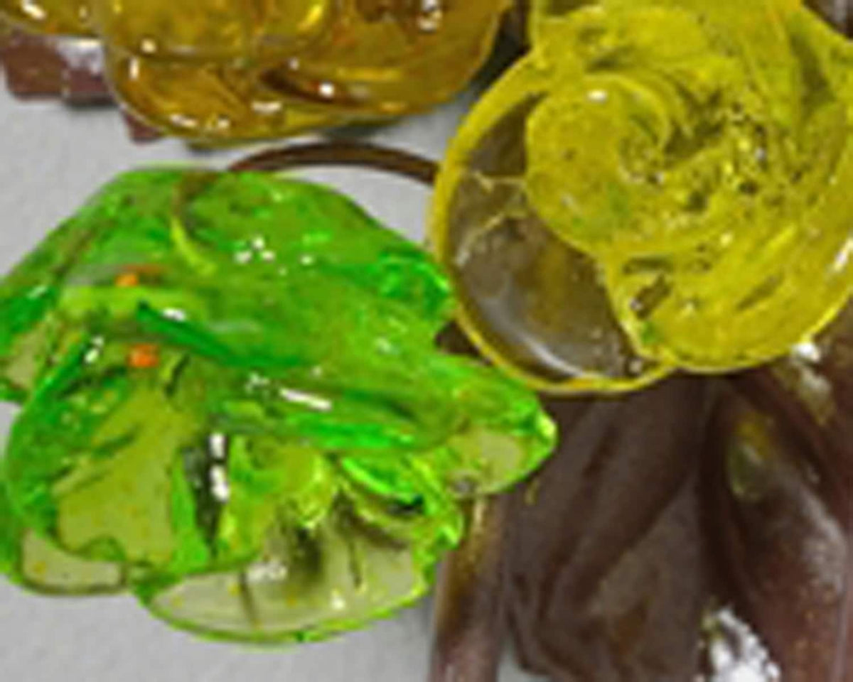 Wall Hooks Decorative leave with green resin flowers for key, towels