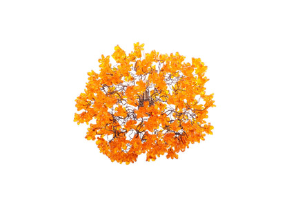 Hanging pendants light with yellow flowers for bedroom, bathroom, toilette or kitchen island .