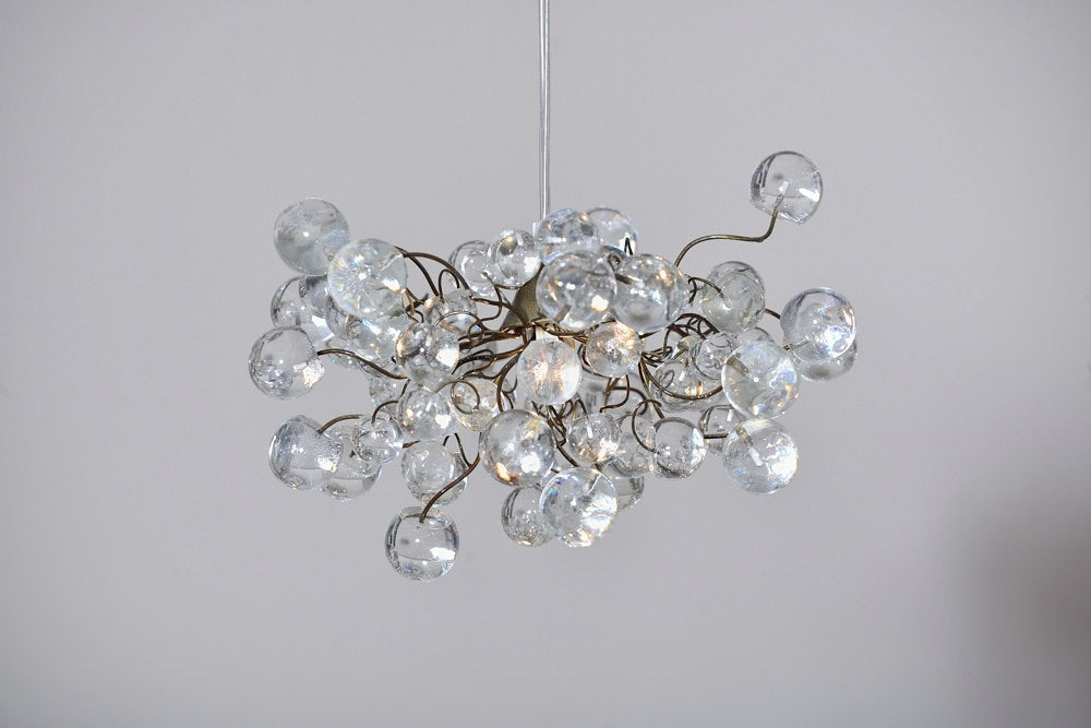 Modern Pendant light, island lighting with clear Transparent bubbles