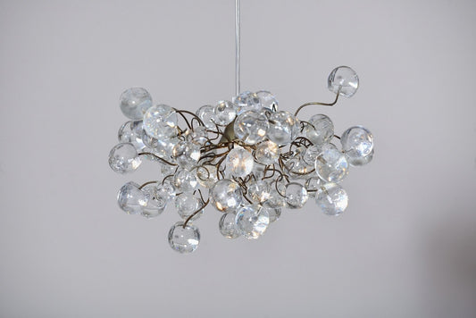 Modern Pendant light, island lighting with clear Transparent bubbles
