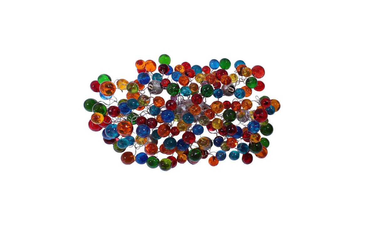 Rainbow Bubble Resin Wall Sconce: Modern Hallway Bathroom Light