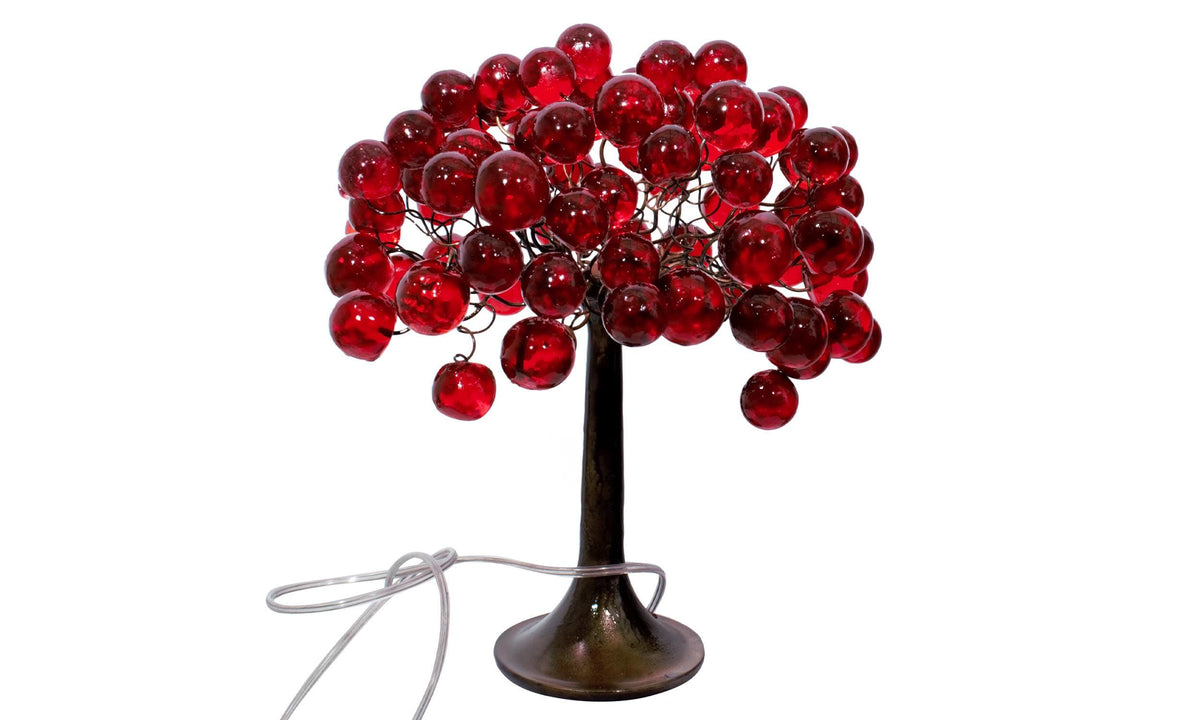 Red Table Lamp, desk lamp with red bubbles - Lighting for Living Room red bubbles. desk lamp