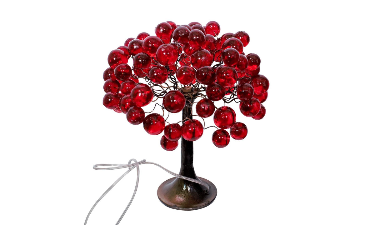 Red Table Lamp, desk lamp with red bubbles - Lighting for Living Room red bubbles. desk lamp