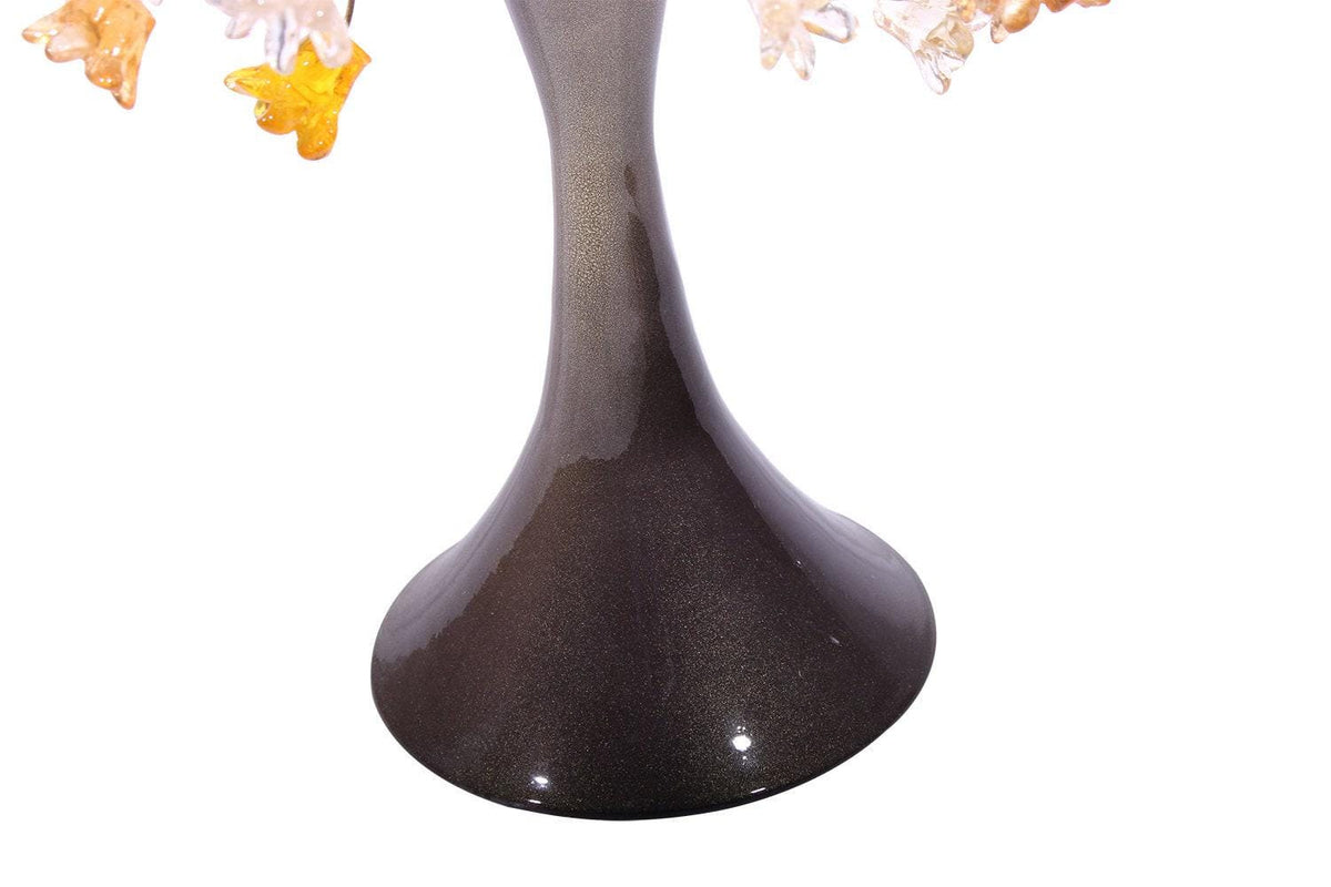 Bedside Lamp, Table lamp with warm color flowers, modern table lamp with metal wires, desk lamp for your bedroom, living room