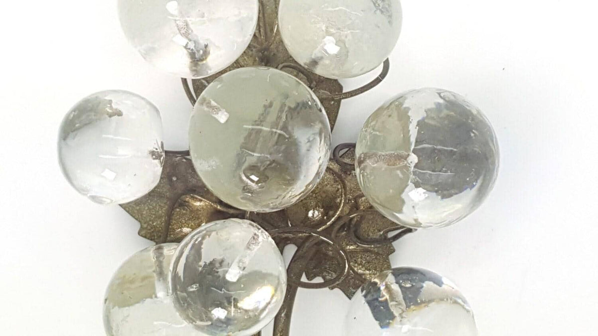 Wall Hook with Transparent clear resin bubbles , decorative wall hanger.
