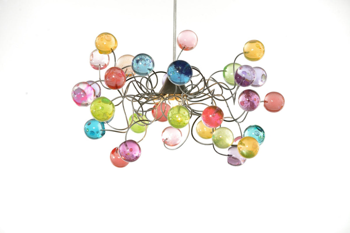Pastel bubble ceiling lighting, with Pastel color bubbles for girls bedroom